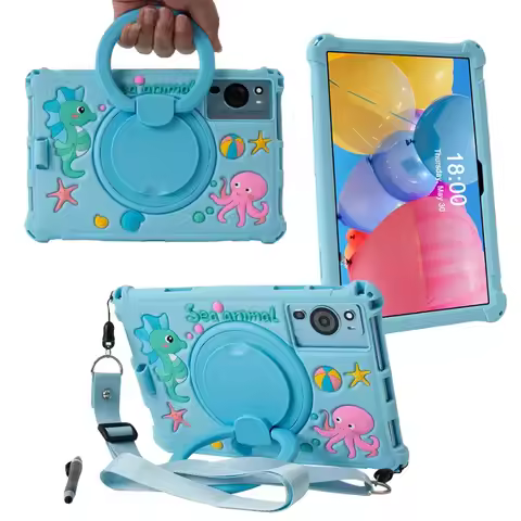 Cartoon Tablet Cover For Teclast M50 Mini 8.7 T50HD T50 HD 11 M40 SE Plus P20 HD P30 M40Plus Kids Si