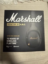 Marshall Monitor III ANC 無線降噪耳機