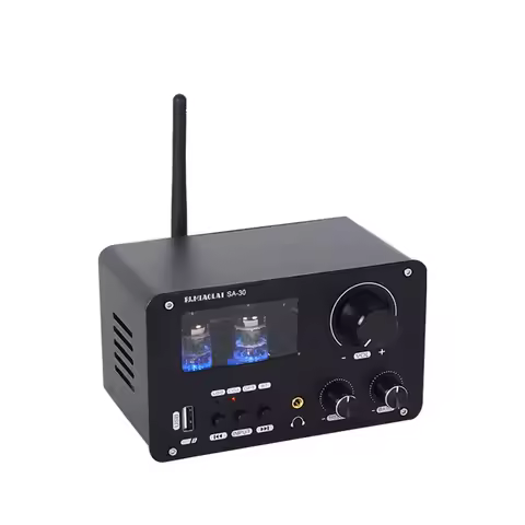 PJ. MIAOLAI SA-30 Bluetooth 5.0 Preamp Amplifier GE5654 Tube High-Fidelity Headphone Amplifier USB/O