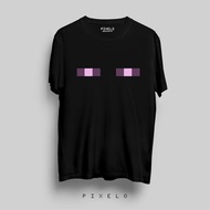 Ghost Eyes T-shirt Hantu Pixelo - Anime Manga Pacman Game 90An T-shirt