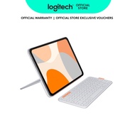 Logitech Flip Folio Keyboard Case for iPad Pro 11-inch (M4) & iPad Air 11-inch (M2 & M3)(5th Gen - 2