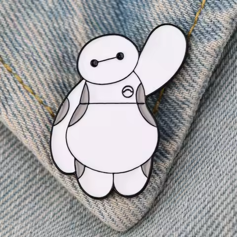 LT1198 Anime Accessories Brooches Pin Cute Things Baymax Enamel Pins Badges on Backpack Manga Japane