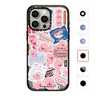 High Quality Customized CASETiFY Loopy Sticker Hard Case For iPhone 15 14 Plus 13 12 11 Pro Max Mirror Cover