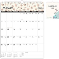 Wall Calendar 2026 18 Month Monthly Planner Jan 2026 - Jun 2027, Family Planner & Year Planner for H