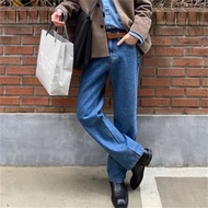 26B2B2 American High Street Retro Jeans Men All-Match Street Wear Fried Street Puffer Handsome Pants