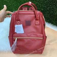 Nekokissbag Anello ของแท้หิ้วShopไทย PU leather Backpack Mini size กระเป๋าเป้ สะพายหลัง รุ่นหนัง พียู (แถมถุงแบรนด์)