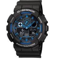 CASIO  นาฬิกา G-shock GA-100-1A2DR BlackBlue (ประกัน cmg)