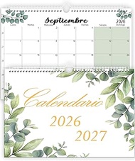 Wall Calendar UK 2025 2026 Month to View - Jan 25 to June 26 (18 months) - Family Calendar for Easy 