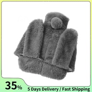 Foot Warmer Hot Water Bottle for Feet with Soft Plush Cover, Foot Warmer Hand Warmer for Men and Wom