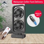 Opolar Wind Dual Fan Tower Portable 10,000mAh Work From Home Outdoor Camping Mini Fan USB Kipas 2021