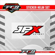 JPX Helmet Logo Stickers JPX Sticker/s Helmet Sticker/s JPX Logo Sticker/s Cutting Sticker/s