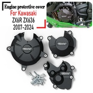 For Kawasaki ZX6R ZX-6R ZX636 2007-2025 zx6r 2024 2023 Racing engine protective cover, decorative co