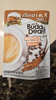 Buddy Dean Herb บัดดี้ดีน กาแฟถังเช่าผสมโสมเกาหลี (8ซอง)