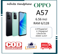 OPPO A57 RAM 6/128GB-FULLSET GARANSI 1 THN