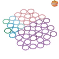 INTOO 100pcs Crochet Locking Markers, Multicolor Round Ring Design  Markers Ring, Durable Knitting  