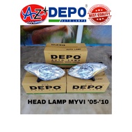 ORIGINAL 100% DEPO HEAD LAMP PERODUA MYVI 2005 - 2010