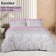 Eurotex, 1000 Thread Count 100% Cotton, Fitted Bedsheet Set / Bedset - Loft Living Heidi