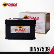 แบตเตอรี่รถยนต์ PUMA รุ่นDIN57539 LBN3 DIN 75