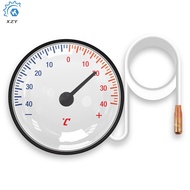 -40~40 ℃/0~120 ℃ Pointer Display Thermometer Waterproof Probe Freezer Thermometer Dial Kitchen Fridge Temperature Measuring Device