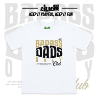 Dudli Graphic Tees | BOD - Club - Smoke - Artwork Casual/Streetwear Daddy/Father White T-shirt