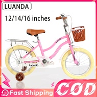 LUANDA Children's Bcycle Suitable For Children To Learn Bicycle 16 Inches