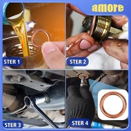 amo N0138157 Crush Washer Engine Oil Drain Plug Gasket Sealing Washer For Vehicle Engine Oil Leak Pr