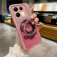 Honor x8b x8a 4G 2024 5g trường hợp lấp lánh Ốp Giá đỡ nhẫn cho honorx8b honorx8a honorx8 A B X8 mềm