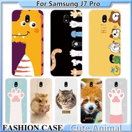 Samsung Galaxy J7 Pro Case Silicone TPU Jelly Case Cute Animal Design Phone Case