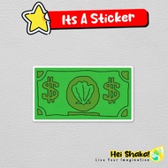 Bottom Dollar Sticker Cartoon Spongebo Vinyl Waterproof Sticker Waterproof Sticker Nama Sticker Nama