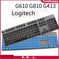 For Logitech G610 G810 G512 G613 G213 G413 K840 Backlit Game Mechanical Keyboard Protector Button Dust Cover Skin Protective