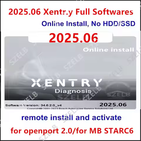 Newest 2025.06 xentry full software Diagnostic Software 2025.06 xentry das vediam.o DTS WI.S EPC sta