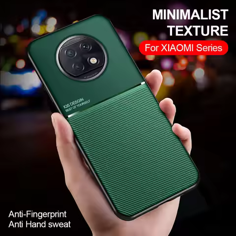 Car Magnetic Holder Leather Case For Xiaomi Redmi Note 9T 9 T Redme Redmy Note9T 5G Not T9 Shockproo