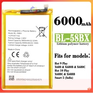 แบตเตอรี่ Infinix Hot 9 Play / Hot 10 Play / Hot 10i / Hot 10S / Hot 10T / Hot 11 Play BL-58BX Batte