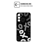 Samsung A04, A04e, A04s, A05, A05s, A6 Plus case with XO image printed - Code XD68.