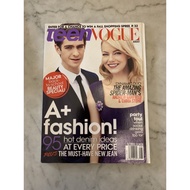 Teen Vogue August 2012 - Emma Stone & Andrew Garfield (rare, like new)