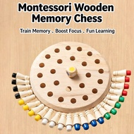 Memory Match Stick Chess Game 3D Puzzle Chess Wooden Montessori