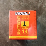 14X1.75/2.125 AV BUTYL BICYCLE TUBE