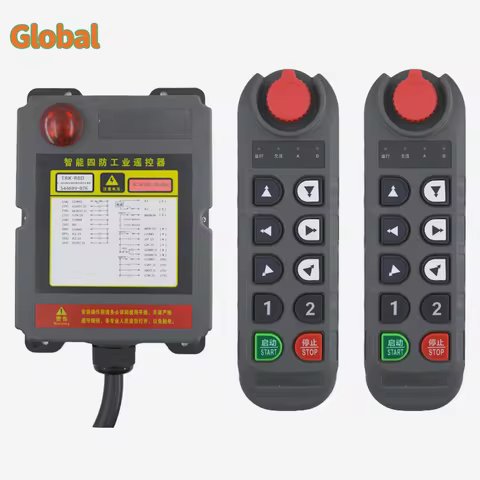 TRK-R6D R8D Double speed Industrial Wireless Radio Crane Remote Control switches Hoist overhead brid