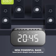 A5QF ROBOT SPEAKER BLUETOOTH 5.0 WITH LED DISPLAY & ALARM CLOCK RB550 WXM6