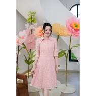 ALL LADIES Lace Shirt Dress
