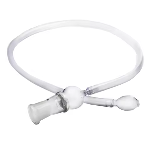 Replacement Glass Elbow Mouthpiece 5ft Whip hose tubing Kit for Arizer XQ2 Extreme Q, V-Tower