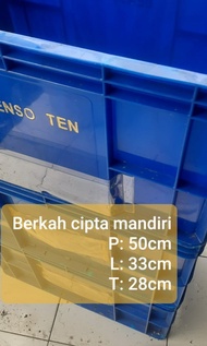 Bak Plastik Bekas Bak kontener Bekas Box container Biru TERPERCAYA