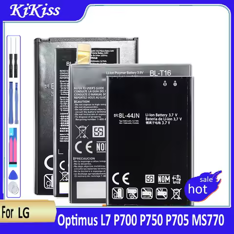 BL-44JH BL-44JN BL-44JR BL-52UH BL-59JH BL-53QH BL-41ZH Battery For LG Optimus L7 P700 P750 P705 MS7