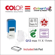 COLOP New Square Self-Inking Rubber Stamp. P05Q12Q17Q24Q30Q43. 100% Original [For Nurse/Doctor Teach