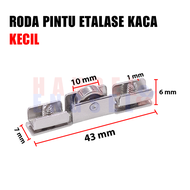 Roda Pintu Etalase Kaca Roda Showcase Geser Roda Sliding Matex Besar Kecil