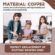 (DGHV) Copper Wire 99.9% Soft Pure Bare Copper Wire for Gardening Electroculture16 Gauge/ 1.3 mm Dia