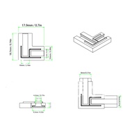 COB LED Strip Connector 2 Pin COB Connector 20Pcs for Indoor Outdoor Use