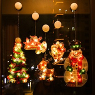 led christmas decoration sucker light shop shop window hanging light christmas styling decoration light skewer