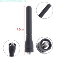 【BESTSHOPPING】Short Antenna 2.15 Db 7.5cm Black Vehicle Electronics For Baofeng BF-888S SMA-F