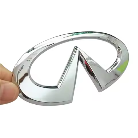 12.3x6.5cm ABS Rear Trunk Emblem Refitt Badge for Infiniti Q50 FX35 Q30 G37 Q70 QX70 G35 Q60 QX50 QX